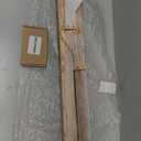 MyGift 30 Inch Shabby White Washed Solid Wood Wall Mounted Shoe Hanger Storage Rack, Hanging Shoes Organizer Shelf for Closet Mudroom Entryway, Set of 2 Holds 6 Pairs