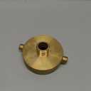 NOVINO Fire Hydrant Hose Adapter 2-1/2" NST/NH Female x 3/4" GHT Male, Brass Fire Hydrant Adapter to Garden Hose