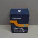 TRAVELISIMO Electric Lunch Box for Adults 80W Heated Lunch Box For Men 1.5L Stainless Steel Portable Food Warmer, 12/24/110V Electric Food Warmers for Travel & Work (Dark Green)