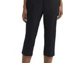 Lee Women's Ultra Lux Comfort with Flex-to-go Utility Capri Pant (Blue, M)