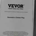 VEVOR Climbing Dome, 10FT Jungle Gym with Hammock and Swing, Geometric Dome Climber Supports 750LBS and Easy Assembly for Kids 3 to 10 Years Old, with Climbing Grip, Outdoor Backyard Play Equipment