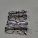 Gaoye Professional Reading Glasses for All Day - Computer Readers with Blue Light Protection - Value Pack (D1-leopard*4) +0.75