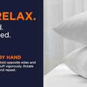 Amazon Basics Square Hypoallergenic Pillow Insert, Sofa Bed Couch Decorative Stuffer, 20", 2 Pack (20 x 20 inches)