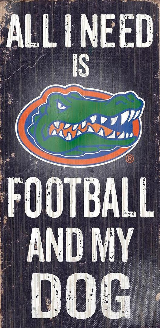 Fan Creations C0640 University of Florida Football and My Dog Sign