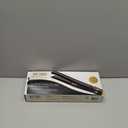 HOT TOOLS Black Gold Ionic 1 1/4 Inch Flat Iron, Use as Straightener for Sleek Straight Hair or Use Rounded Edges for Shiny Curls and Waves, Stylist-Preferred