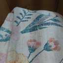 8x10 Pink Floral Area Rug,Large Washable Living Room Carpet for Girls Bedroom, Nursery or Playroom,Boho Vintage Soft Non-Slip Rug for Kids or Teen Girl Room Decor