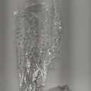 Gemscream 4 Pack Crystal Ice Drop Christmas Tree Picks, 17.7 Inch, Clear Acrylic Christmas Drop Branches, Decoration Crystal Frozen Rain Effect Floral Sprays Stems for Party, Winter, Xmas, Home Decor