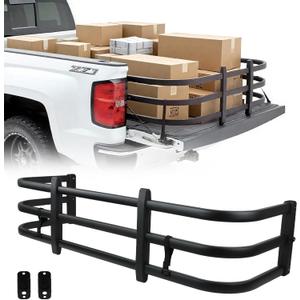 Truck Bed Extender,Adjustable Length 52"-69",Aluminum Retractable Tailgate Extender Compatible with Ford F150,Dodge Ram 1500/2500/3500,Chevrolet Silverado and GMC Sierra,Drill Required Truck Bed Extender,Adjustable Length 52"-69",Aluminum Retractable Tailgate Extender Compatible with Ford F150,Dodge Ram 1500/2500/3500,Chevrolet Silverado and GMC Sierra,Drill Required