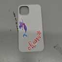 AOTESIER Compatible with iPhone 13 Case, [Silicone Slim Series] Full Body Shockproof Protective Phone Case with Soft Anti-Scratch Microfiber Lining, 6.1 inch, White