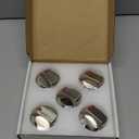 TOMOON DG64-00473A Range Stove Knobs Replacements for Sam-Sung NX58H5600SS NX58K7850SS NX58H5650WS NX58F5700WS Gas Range Oven -Stainless Steel Control Dial Knob 5 Pack