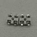 uxcell Ceramics Terminal Blocks High Temp Porcelain Ceramic Connectors 2 Way for Electrical Wire Cable 30A 2 Pcs