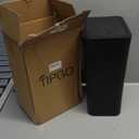 TIPGO Bathroom Trash Can with Lid, 10 Liter/ 2.6 Gallon Slim Garbage Can, Small Trash Bin Waste Basket with Pop-Up Lid for Kitchen, Bedroom, Living Room, Office (Black)