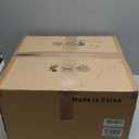 15.7" Modern Glass Chandelier,3-Light Brushed Nickel Chandelier with Clear Glass Shade, Farmhouse Round Hanging Light Fixture for Dining Room Kitchen lsland Hallway Foyer