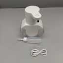 Automatic Soap Dispenser Touchless,Rechargeable Foaming Soap Dispenser,15oz/420ml Smart Hand Soap Dispensers,4-Level Adjustable,Wall Mount for Bathroom Kitchen Dish Soap,Hands-Free (White)