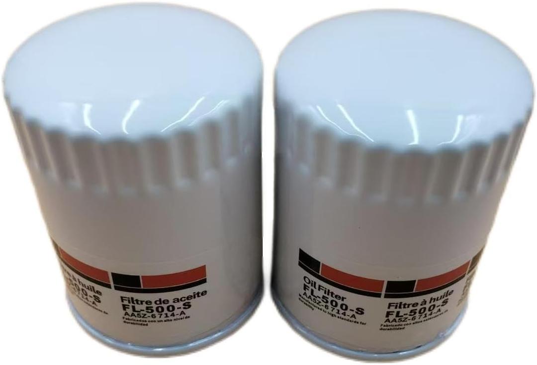 Kel'thuzad (2PCS) FL500S Oil Filter Compatible with Ford Mustang,F-150,Explorer,Edge, Expedition, Flex,Fusion,Taurus,Transit, Replaces FL-500S AA5Z-6714-A (AA5Z6714A).