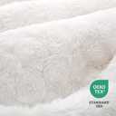 Double-Sided Faux Fur Throw Blanket, Fuzzy Soft Plush Thick Warm Fluffy Shaggy Fuzzy Blanket for Couch, Sofa, Bedroom, Luxury Blanket Valentines Day Gifts for Her, White, 50"x60"