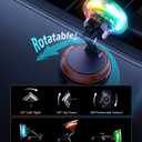 for Qi2 15W MagSafe Car Mount Charger with Cooling Fan, [Rapid Charging Cooler with RGB Lights], 78+LBS Stronger Suction Wireless Magnetic Mount on Vent/Dash/Windshield, for iPhone 17 16 15 14 13 12