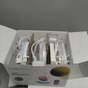 12 Pack Smart Recessed Lighting 6 Inch, Ultra-Thin LED Recessed Lighting 12W 1200LM Smart Downlight with Junction Box, Compatible with Alexa/Google Assistant - ETL and Energy Star Certified (RGB (Red, Green, Blue))