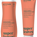 ATTITUDE Colorlast Hair Shampoo and Conditioner Duo Super leaves, Avocado Oil & Pomegranate