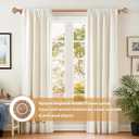 TONIAL Wood Curtain Rod 32 to 86 Inches, 7/8 Adjustable Curtain Rods for Windows 20 to 84 Inches, Splicing Drapery Rods Decorative with Netted Texture Finials