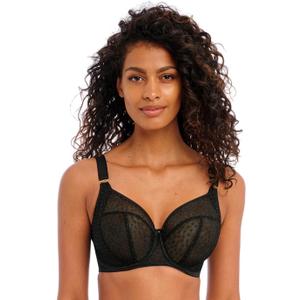 Freya Women's Starlight Underwire Side Support Bra (34H, Black)