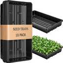 10 Plant Growing Trays,Plant Tray, Seed Tray, Seedling Tray, Propagation Tray, Plant Trays for Seedlings, Planting Trays, Seedling Starter Tray(No Drain Holes)
