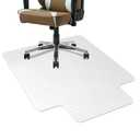 IMEASON Office Chair Mat for Carpet with Lip, Flat Shipping Heavy Duty Hard Clear Chair Mats, Under Desk Protector Floor Mat, Smooth Glide Plastic Rolling Computer ChairMat (32x48 Inch)