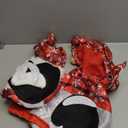 JOYIN 5 Pieces Christmas Theme Bathroom Decoration Set w/Toilet Seat Cover, Rugs, Tank Cover, Toilet Paper Box Cover and Santa Towel for Xmas Indoor Dcor, Party Favors (Gnome)