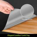 Warmstar Leather Table Cover 24 x48 Inch, 1.8MM Thick PVC Table Protector Waterproof, Desk Cover Protector Non-Slip Table Pad for Kitchen, Dresser, Gaming Desk,Dining Room Table