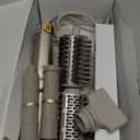 Shark HD430 FlexStyle Air Styling & Drying System, Powerful Hair Dryer Brush & Multi-Styler with Auto-Wrap Curlers, Paddle Brush, Oval Brush, Concentrator Attachment, Stone