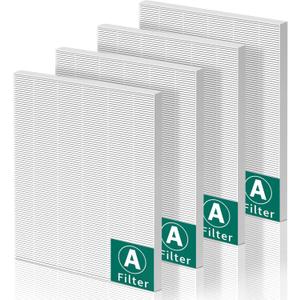 4 Pack 115115 HEPA Replacement Filter Compatible with Winix PlasmaWave Air Purifier C535 AM90 5300 6300 5300-2 6300-2, 115115 Filter A Size 21 for Winix C535