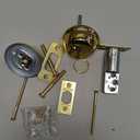 SCHLAGE B60N505 Deadbolt, Keyed 1 Side, Bright Brass