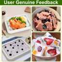 Rolled Ice Cream Maker Kit for Home, DIY Ice Cream Roll Pan with Scrapers, No Machine Required, Fun Ice Cream Maker for Kids, Family, Parties and Summer Desserts (Pink, M-8.85x6.88 inch)