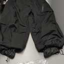 GSOU SNOW Womens Mens Snow Pants Baggy Snowboard Ski Pant Loose Waterproof Windproof Insulated Black, S