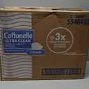 Cottonelle Ultra Clean Toilet Paper with Active CleaningRipples Texture, Strong Bath Tissue, 32 Family Mega Rolls = 176 Regular Rolls (8 Packs of 4)