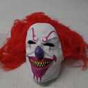 Scary and Sinister Halloween Clown Masks, Costume Cosplay Props, Adult Latex Clown MasksHorror,Devil