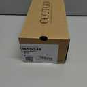 Coutgo Womens Mesh Ballet Flats Crystal Rhinestone Studded Comfortable Mary Jane Dress Shoes (Black)