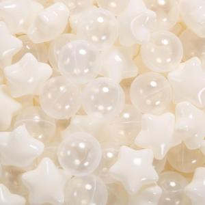 Star Ball Pit Balls for Toddlers -200pcs Crush Proof Phthalate Free BPA Free Non-Toxic Play Balls Play Tent Pool Playhouse Playpen Party Decoration.