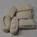 Fesciory Christmas Stockings, 6 Pack 18" Large Knit Stocking & Decor for Family Holiday Xmas Party Gift, Ivory White