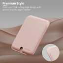 2 x magsafe wallet magnetic for iphone mag safe wallet magnetic phone 2-card holder for iphone 15/14/13/12/pro max Series (Light pinke)