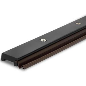 3' Adjustable Sill Cap for Therma-Tru Door,Sill Cap Threshold Replacement,Durable, Rot-Resistant, Wood-Grained Texture (Black Wood Composite),SCA4HU30SCA3MU30