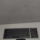 seenda Bluetooth Keyboard and Mouse Combo for Mac, SKM64-2 Rechargeable Slim Wireless Keyboard Mouse Compact, 3 Multi-Device Connection, Compatible for Mac, MacBook Pro/Air, iPad, iPhone, Black Gray