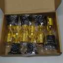 WINKIO Mini Trophies,Gold Trophy Award, Plastic Trophies for Kids, 4 Inch Trophy Cups, Award Trophies for Party Favors, Props, Rewards, Winning Prizes, Competitions Ceremony Parties Favor