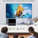 WONNIE 16.9" Portable Blu-ray Player with 14.1" 1080P Full HD Large Swivel Screen, Blu-ray DVD Player with HDMI Out & AV Out, 4-5 Hours Rechargeable Battery, Support USB/Micro SD Card