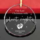 Pregnancy Announcement Gifts, Wedding Ornaments, Expecting Baby Ornament 2026, Baby Coming Soon Ornament 2026 for Christmas, for Family, Husband, Grandparents, Family, Aunt