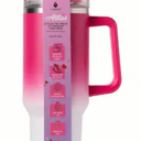 Manna Valentines™ Atlas Tumbler Stainless Steel - Pink Ombre
Water Tumbler with Protective Straw Topper 40 Oz