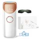 Ubroo Laser Hair Removal with 5 Ice Cooling,Hand-held Hair Removal Device IPL Hair Removal for Women and Men,Reduce Hair Regrowth,Full Body Use for Legs,Bikini,ArmpitsGold