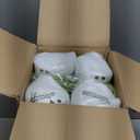 Outdoor Sunbrella Decorative Pillows with Coconut Button Pack of 4, 16" x 16" Outdoor Pillow Set for Couch Bed Throw Patio Sofa, Canvas Ginkgo