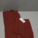 LILLUSORY Wide Leg Dress Pants Women's High Waisted Dressy Trousers Red Medium Size 10