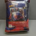 Jay Franco Marvel Spiderman Crawl Queen Bed Set and Saving The Day Drapes Bundle